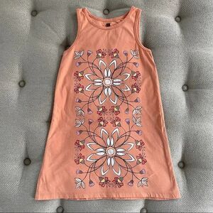 Tea Collection Tank Dress Floral Muted Orange 6